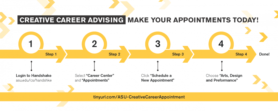 Creative career service appointment visual